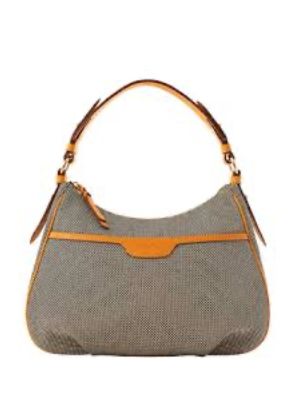 Dooney & Bourke women’s Birdseye East west Hobo shoulder bag  fabric & leather